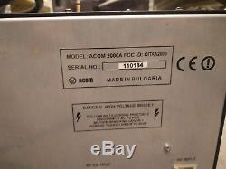 Acom 2000A HF 160m-10m Linear amplifier 1.5KW with controller (RCU), MINT unit