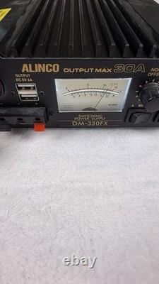 Alinco DM-330FX 30A Switching Power Supply Ham Radio DC 13.8V Tested Powers On
