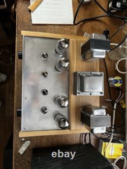 All-valve High Power Stereo Amplifier, Constructed By Hand In The UK