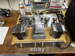 All-valve High Power Stereo Amplifier, Constructed By Hand In The UK