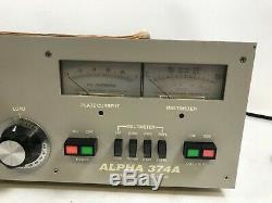 Alpha 374A ETO Power Amplifier Ham Radio