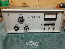 Alpha 374 Bandpass Linear Amplifier Untested