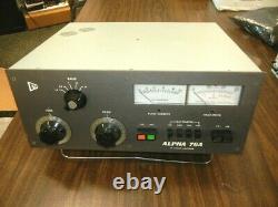 Alpha 76A HF-Bands Ham Radio Linear Amplifier