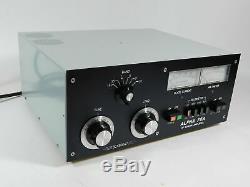 Alpha 76A Ham Radio Amplifier with 3CX800A7 Tubes + Peter Dahl Transformer (nice)