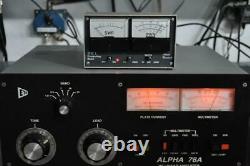 Alpha 76a Hf Amplifier S#5798 Works Great