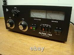 Alpha 76a Hf Linear Amplifier With 2 Eimac 8874 Tubes Very Nice