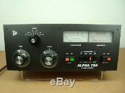 Alpha 76a Linear Amplifier 160-10 Meters 1200 Watt Works With Yaesu Kenwood Icom