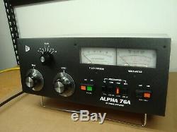 Alpha 76a Linear Amplifier 160-10 Meters 1200 Watt Works With Yaesu Kenwood Icom