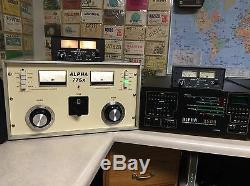 Alpha 77Sx and 77Dx ETO Amplifier Reproduction Front Panel Ham Radio