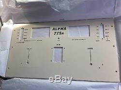 Alpha 77Sx and 77Dx ETO Amplifier Reproduction Front Panel Ham Radio