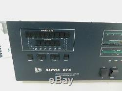 Alpha 87A Ham Radio Amplifier with Peter Dahl Transformer (Soft Tubes) SN 87351093