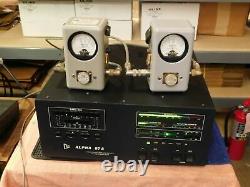 Alpha PA-87A Ham Radio Amplifier Eimac 3CX800A7 Tubes (works, tubes are soft)