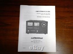 Ameritron ALS-1306 HF + 6M 1.2KW Solid State Linear Amplifier, Mint, NR