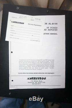 Ameritron AL-811H HAM Amateur Radio LINEAR Amplifier 811a Tubes 800w PEP