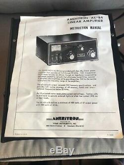 Ameritron AL-84 Ham Radio Linear Amp Amplifier Vintage