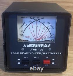 Ameritron Awm-30 Hf + 6m Swr/wattmeter, 300/3000w Pep/avg