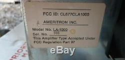 Amp Supply Co LA-1000 Linear Amplifier on/off sw. Broken