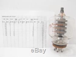 Amperex 3-500Z 8802 Power Tube for Ham Radio Amplifier Bench Tested with Report