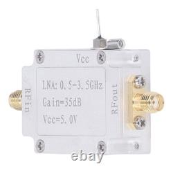 Amplifier Easy Adjustment 0.5-3.5GHz Frequency 35dB Gain LNA 5V