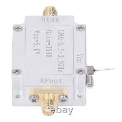 Amplifier Easy Adjustment 0.5-3.5GHz Frequency 35dB Gain LNA 5V Amplifier Easy Adjustment 0.5-3.5GHz Frequency 35dB Gain LNA 5V