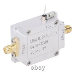 Amplifier Easy Adjustment 0.5-3.5GHz Frequency 35dB Gain LNA 5V