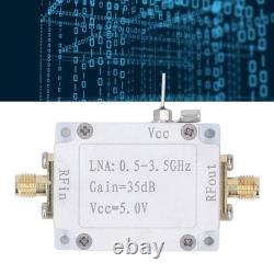 Amplifier Easy Adjustment 0.5-3.5GHz Frequency 35dB Gain LNA 5V