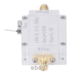 Amplifier Easy Adjustment 0.5-3.5GHz Frequency 35dB Gain LNA 5V