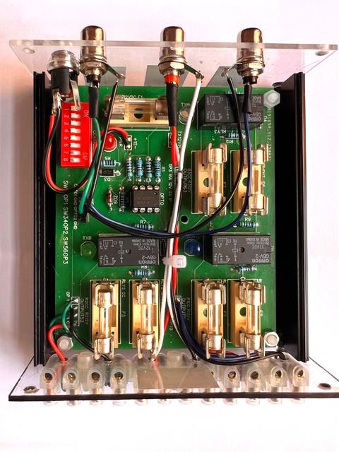 Amplifier Keying Relay Buffer Interface 3 X Inputs, Closed Contact And 12v Out