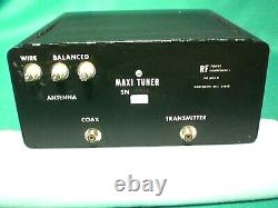 Antenna Tuner Made by R. F. Components, Model Maxi Tuner, 2 KW +