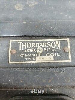 Antique Thordarson T-6410 Choke Coil Plate Mount Tube Amplifier Ham Radio Power
