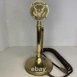 Astatic D-104 Golden Eagle Lollipop Microphone Stand CB Ham Radio 4 Pin untested