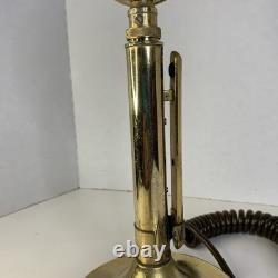 Astatic D-104 Golden Eagle Lollipop Microphone Stand CB Ham Radio 4 Pin untested