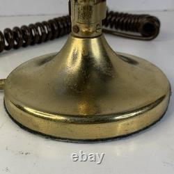 Astatic D-104 Golden Eagle Lollipop Microphone Stand CB Ham Radio 4 Pin untested