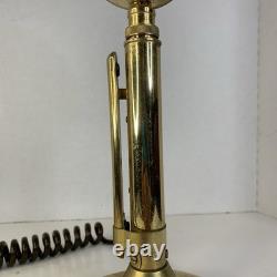 Astatic D-104 Golden Eagle Lollipop Microphone Stand CB Ham Radio 4 Pin untested