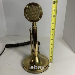 Astatic D-104 Golden Eagle Lollipop Microphone Stand CB Ham Radio 4 Pin untested