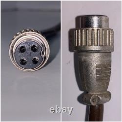 Astatic D-104 Golden Eagle Lollipop Microphone Stand CB Ham Radio 4 Pin untested
