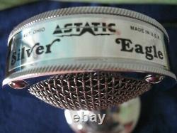 Astatic Silver K Eagle Base Power Microphone for CB Ham Radio The Best