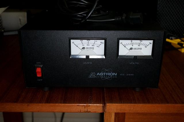Astron Rs-35m Linear Amp Power Supply / Meter