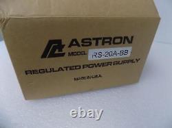 Astron Rs-20a-bb Regulated Power Supply