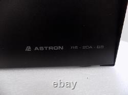Astron Rs-20a-bb Regulated Power Supply
