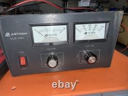 Astron VLS-10M Linear Regulated Power Supply Peak Output 8 amps 28 Vdc Used