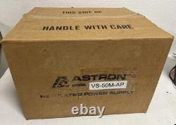 Astron VS-50M-AP Astron VS-50M Linear Metered Power Supply, var. 2-15VDC, 50A