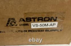 Astron VS-50M-AP Astron VS-50M Linear Metered Power Supply, var. 2-15VDC, 50A