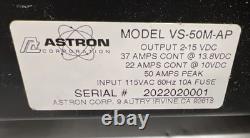 Astron VS-50M-AP Astron VS-50M Linear Metered Power Supply, var. 2-15VDC, 50A