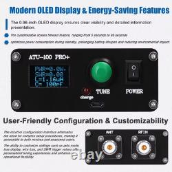 Automatic Antenna Tuner 100W 1.8-50MHz with 0.96 OLED Display ATU100 Automatic Antenna Tuner 100W 1.8-50MHz with 0.96 OLED Display ATU100