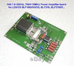 BLF188XR assembled power amplifier module. HF + 6M 1kW amplifier. With cooling