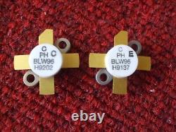 BLW96 Pair New PHILIPS Power Transistors for Linear Amplifier FREE UK Post
