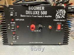 BOOMER 500 Base Linear Amplifier Power Supply 4x1446 Transistors NICE LOOK