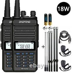 Baofeng X3 Plus 18w Fm Walkie Talkie Tri-band Radio Uhf/vhf Radios 9500mah Ip68