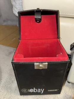 Bird Thruline Model 43 RF Wattmeter + 100W & 1000W Slugs + Leather Case